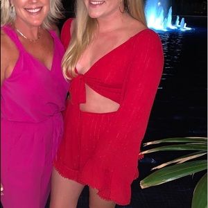 Tobi Red Two Piece Set